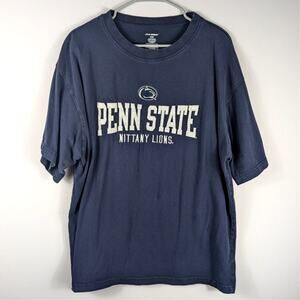 Penn State Nittany Lions T Shirt XL Pro Edge Navy College Football Tee Big Ten